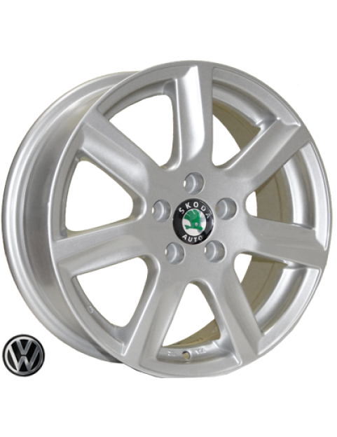 Replica 7314 SIL R15 W6 PCD5x100 ET40 DIA57,1