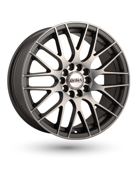 Disla 715 Bayern Gunmetal Diamond R17 W7,5 PCD4x100 4x108 ET35 DIA72,6