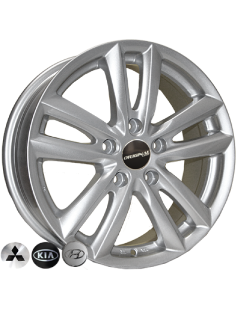 ZW 7311 SIL R16 W6,5 PCD5x114,3 ET43 DIA67,1