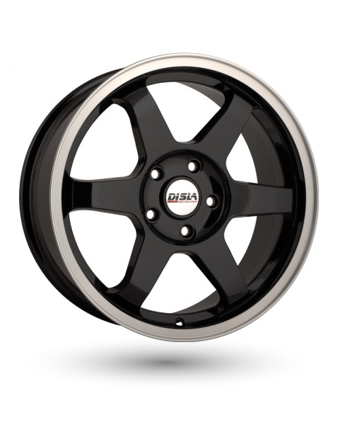 Disla 819 JDM Black Diamond R18 W8 PCD5x100 ET45 DIA72,6