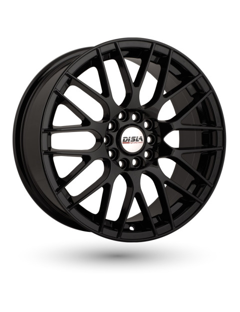 Disla 715 Bayern Black R17 W7,5 PCD4x100 4x108 ET35 DIA72,6