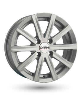 Disla 405 Baretta Silver R14 W6 PCD4x98 ET37 DIA72,6