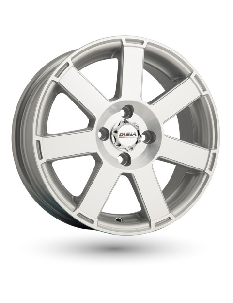 Disla 501 Hornet Silver Diamond R15 W6,5 PCD5x112 ET35 DIA66,6