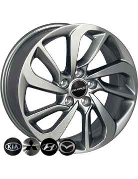 ZF TL0417 Dark Silver R17 W7 PCD5x114,3 ET51 DIA67,1