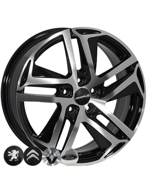 ZF FR876 BMF R16 W7 PCD5x108 ET44 DIA65,1