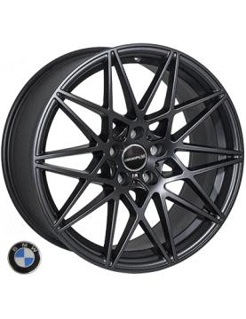 JH A1357 Matt Black R20 W8,5 PCD5x120 ET20 DIA72,6
