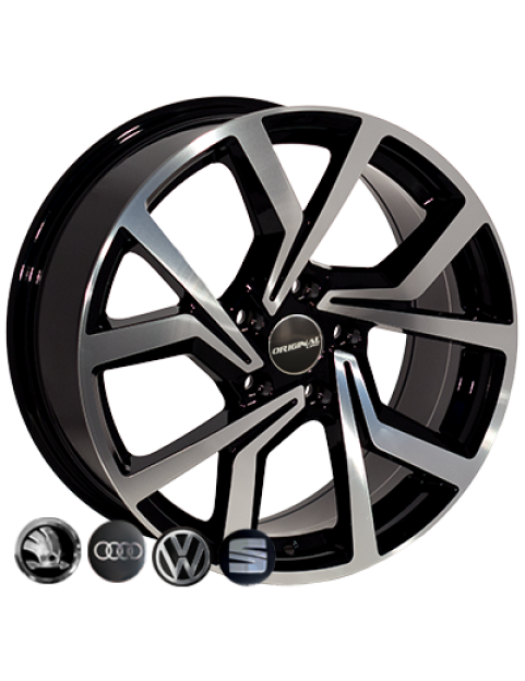 Replica BK5125 BP R16 W6,5 PCD5x112 ET40 DIA57,1