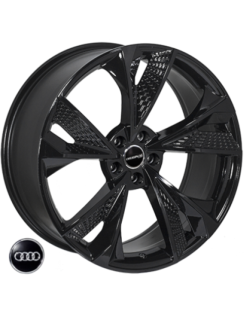 Replica ZN-D5456 Black R21 W9 PCD5x112 ET25 DIA66,6