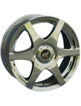 FJB F-202 Chrome R14 W6 PCD8x100 ET38 DIA67,1