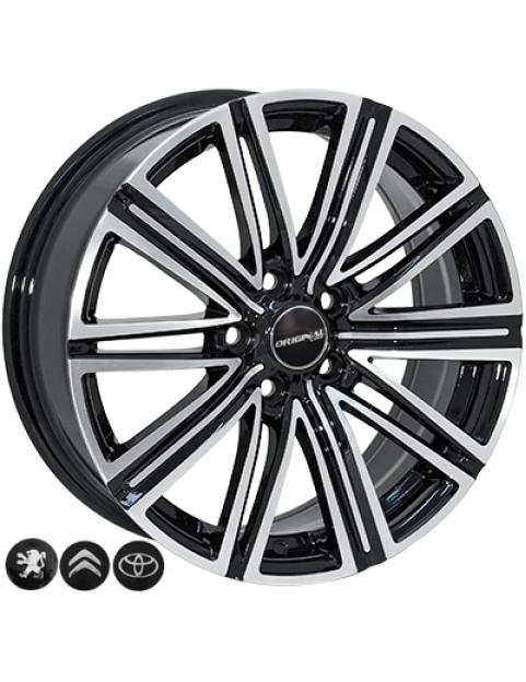 ZF FR769 BMF R17 W7 PCD5x108 ET45 DIA65,1